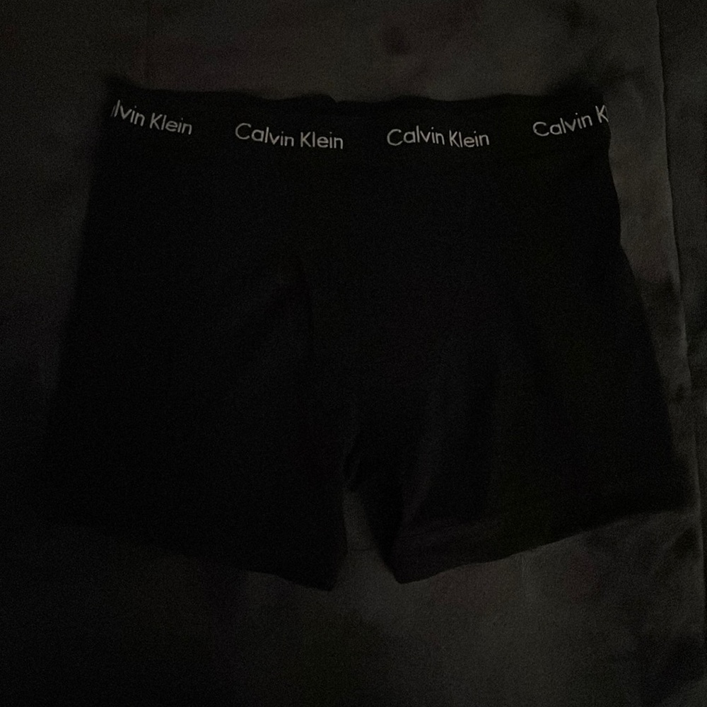 Calvin Klein medium sized black trunks